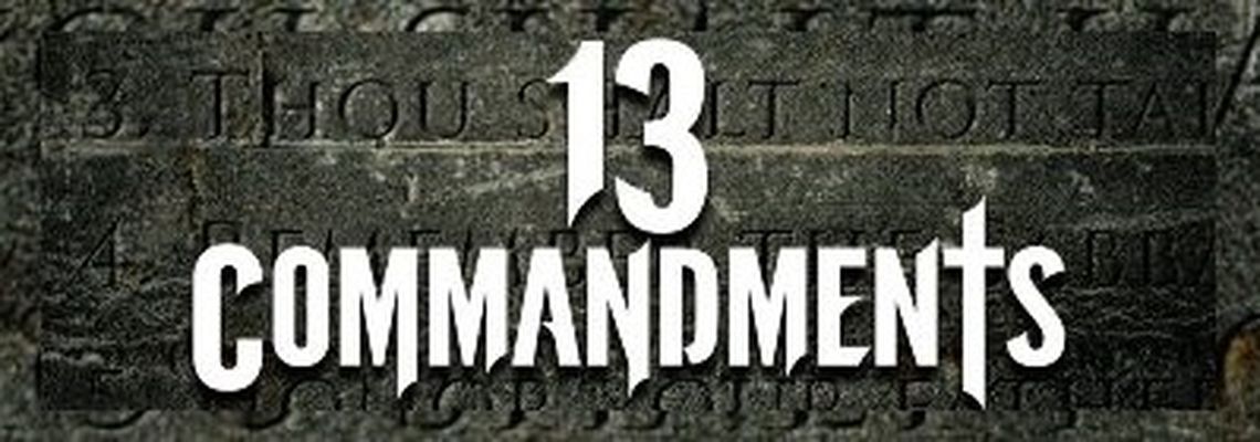 Cover 13 commandements