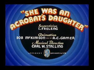 She Was an Acrobat's Daughter