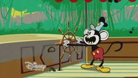 Mickey et le singe