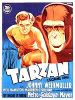Affiche Tarzan, l'homme singe