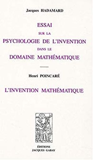 Essai sur la Psychologie de l'Invention dans le Domaine Mathématique