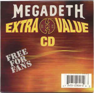 Megadeth Extra Value CD