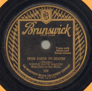 From Earth To Heaven / Over The Road I'm Bound To Go (Single)