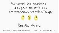 Pourquoi les écoliers français ne sont pas en vacances en même temps ?