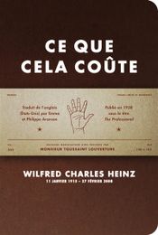 Couverture Ce que cela coûte Couverture Ce que cela coûte