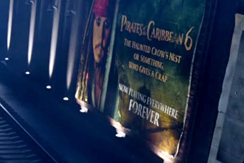 Illustration On joue Pirates des Caraïbes 6 éternellement dans the bad place Illustration On joue Pirates des Caraïbes 6 éternellement dans the bad place