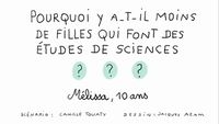 Pourquoi y a-t-il moins de filles qui font des études de sciences ?
