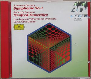 Brahms: Symphonie No. 1 / Schumann: Manfred-Ouvertüre