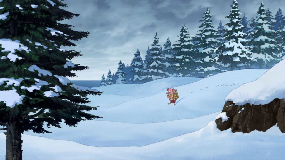 Cover One Piece : Le Miracle des cerisiers en hiver
