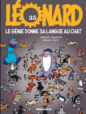 Le génie donne sa langue au chat - Léonard, tome 35