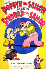 Affiche Popeye le Marin rencontre Sindbad le Marin