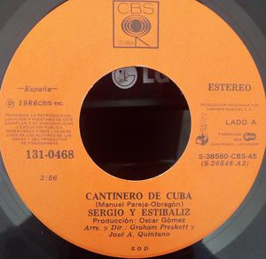 Cantinero de Cuba / Cuidado con la noche (Single)