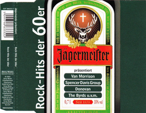Jägermeister: Rock‐Hits der 60er