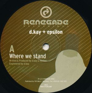 Where We Stand / Quiet Earth (Single)