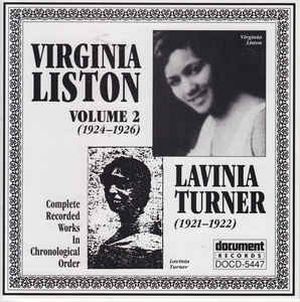 Virginia Liston, Lavinia Turner - In Chronological Order (1924-1926) (1921-1922)