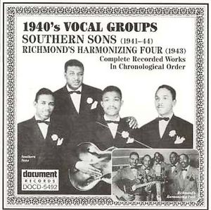 1940's Vocal Groups - Southern Sons (1941-1944) Harmonizing Four (1943)