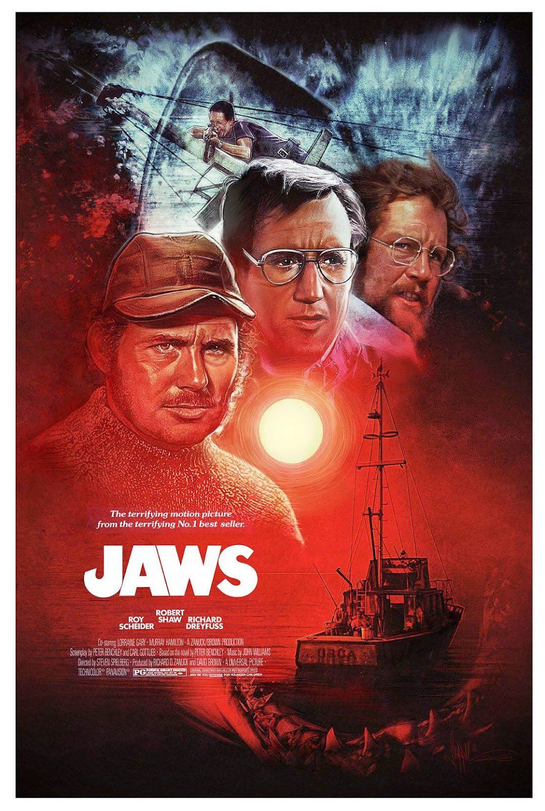 Les Dents De La Mer Série Cinématographique Affiches, posters et images de Les Dents de la mer (1975)