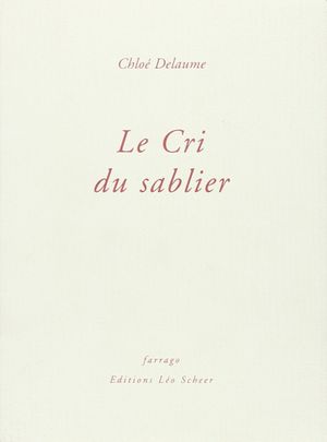 Le Cri du sablier