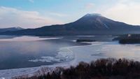 Harsh Winter in Lake Akan