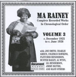Complete Recorded Works In Chronological Order, Volume 3: c. December 1925 to c. June 1926