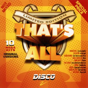 That’s All: Disco