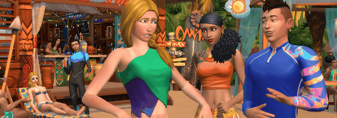 Cover Les Sims 4 : Îles paradisiaques