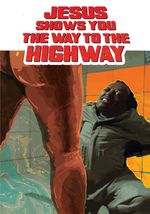 Affiche Jesus shows you the way to the Highway Affiche Jesus shows you the way to the Highway