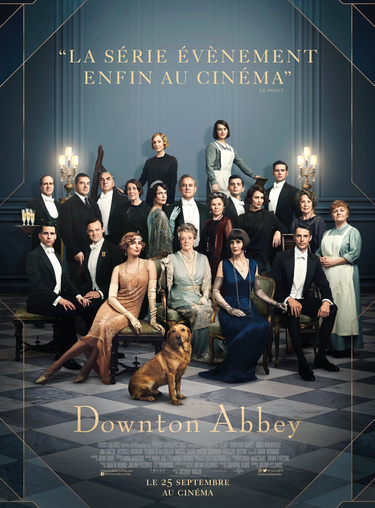 downton abbey netflix france