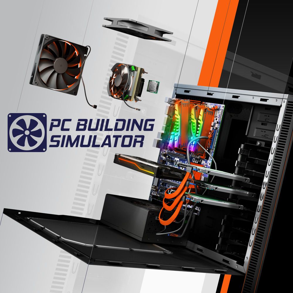 Как установить компьютер на сцене pc building simulator