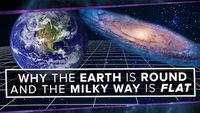 Why is the Earth Round and the Milky Way Flat?