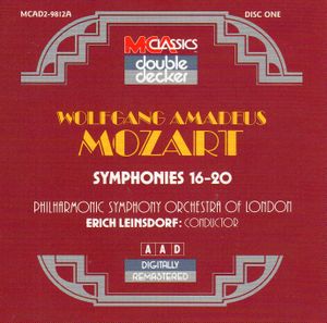 Symphonies 16 - 20