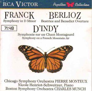 Franck: Symphony in D minor / D'Indy: Symphony sur un chant montagnard / Berlioz: Beatrice and Benedict Overture