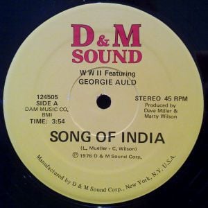 Song of India / Disco Boogie (Single)