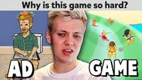 Trying fake mobile games