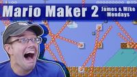 James and Mike play CRAZY Mario Maker 2 Levels!