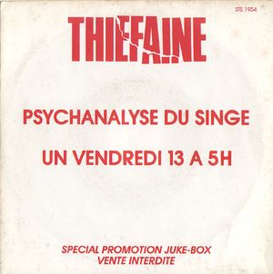 Psychanalyse du singe / Un vendredi 13 à 5h (Live)