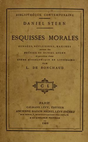 Esquisses morales