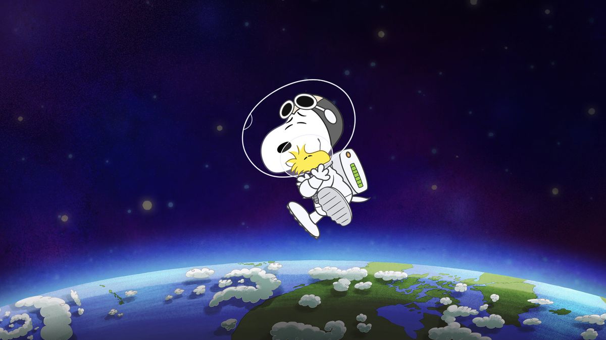 Cover Snoopy dans l'espace