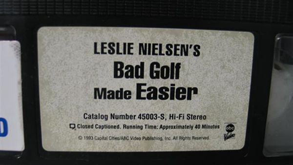 Leslie Nielsen's Bad Golf Made Easier