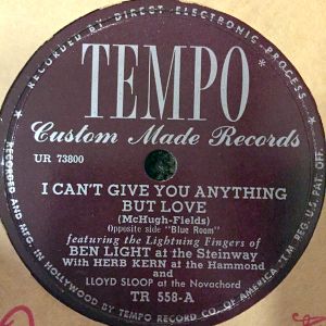 I Can't Give You Anything but Love / Blue Room (Single)