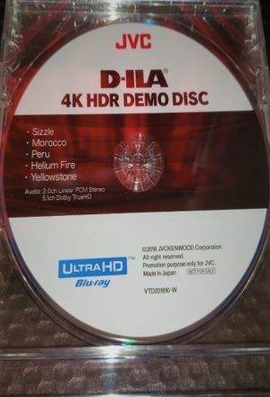 JVC D-ILA: 4K HDR DEMO DISC - 2018