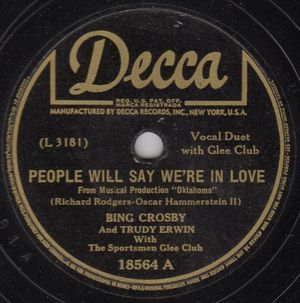 People Will Say We’re in Love / Oh! What a Beautiful Mornin’ (Single)