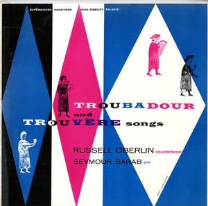 Troubadour and Trouvère Songs