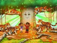 Le tigre du Bengale et l'arbre à voeux