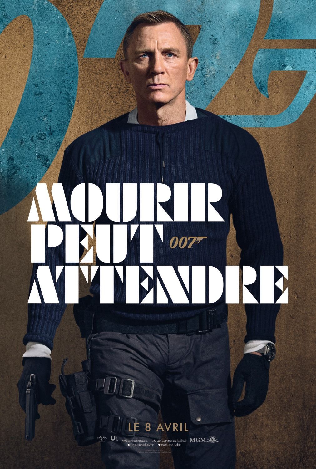 La Mort Peut Attendre James Bond Affiches, posters et images de Mourir peut attendre (2020)