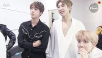 Jin, RM and j-hope Monitoring Time