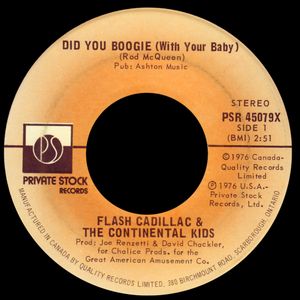 Did You Boogie (With Your Baby) / Maybe It's All In My Mind (Single)