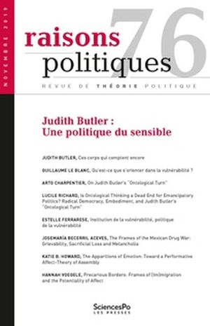 Judith Butler : une politique du sensible