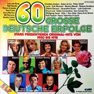 60 grosse deutsche Erfolge: Stars präsentieren Original-Hits von 1950 bis 1978