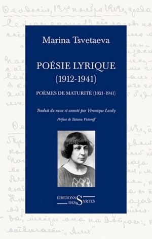 Poésie lyrique, tome 2 : Poèmes de maturité (1921-1941)